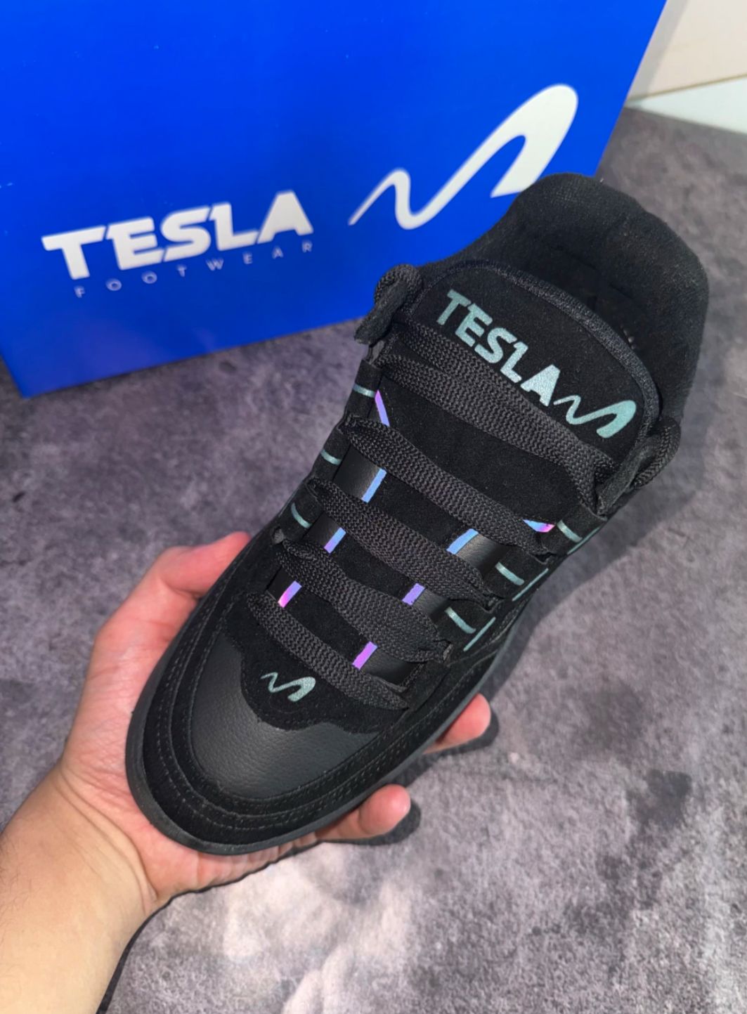 Tênis Tesla Coil Black Reflect