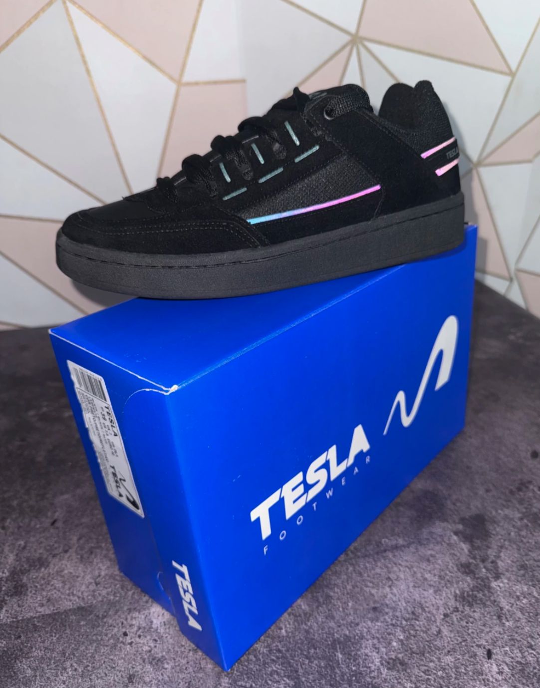 Tênis Tesla Coil Black Reflect