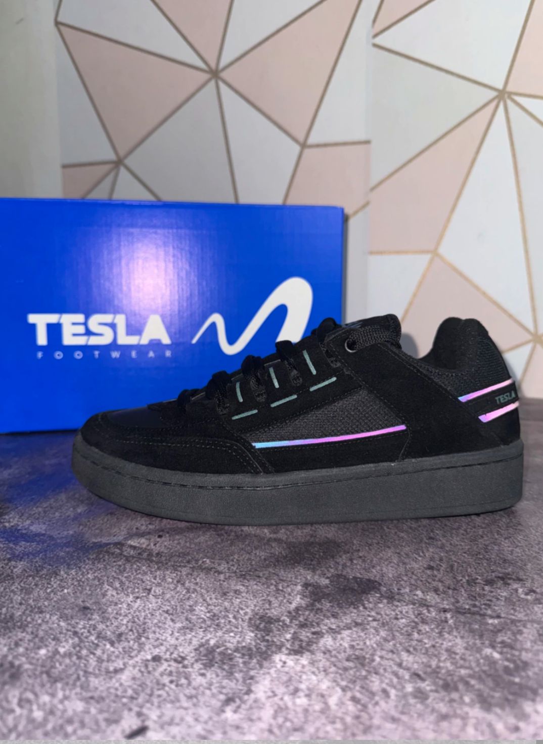 Tênis Tesla Coil Black Reflect