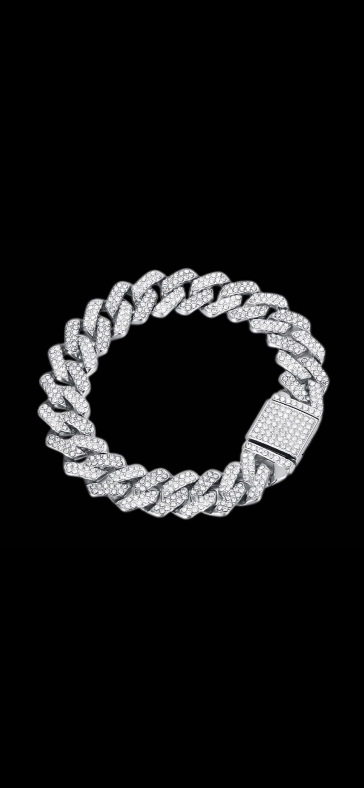 Kit Visão Ice Cuban – Corrente + Pulseira